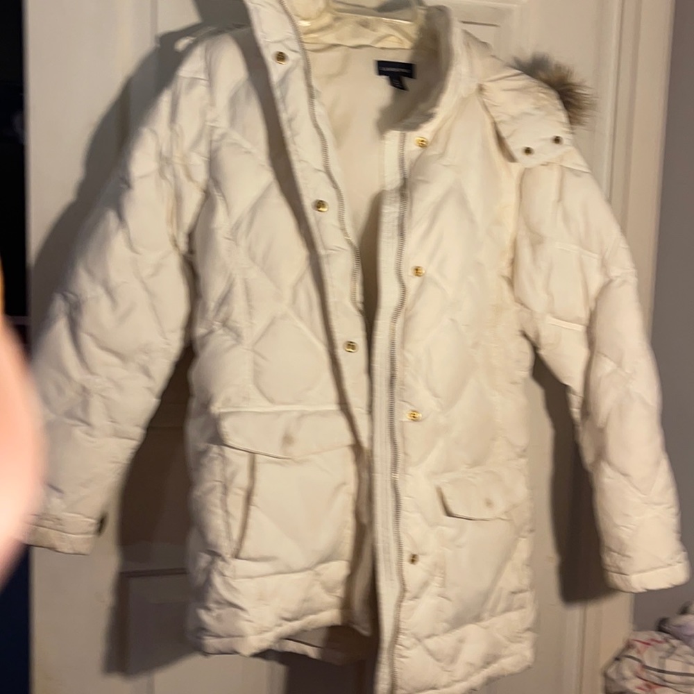 Thick hooded winter coat
